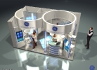 GE HealthCare - Stand tervezés, standépítés (5x3 kék) 3.