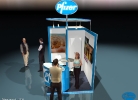 Pfizer - Stand tervezés egyedi standépítés - Stand tervek 2011 (6m2) 11.