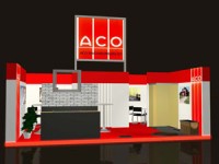 ACO Magyarország - Egyedi stand tervezés és standépítés (látványterv)